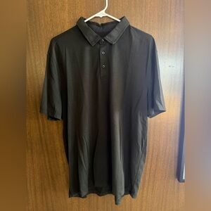 lululemon athletica Black Evolution Polo Shirt